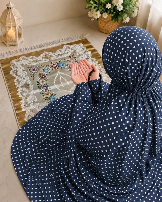 Printed Namaz Chaddar With Sleeves And Naqab 117