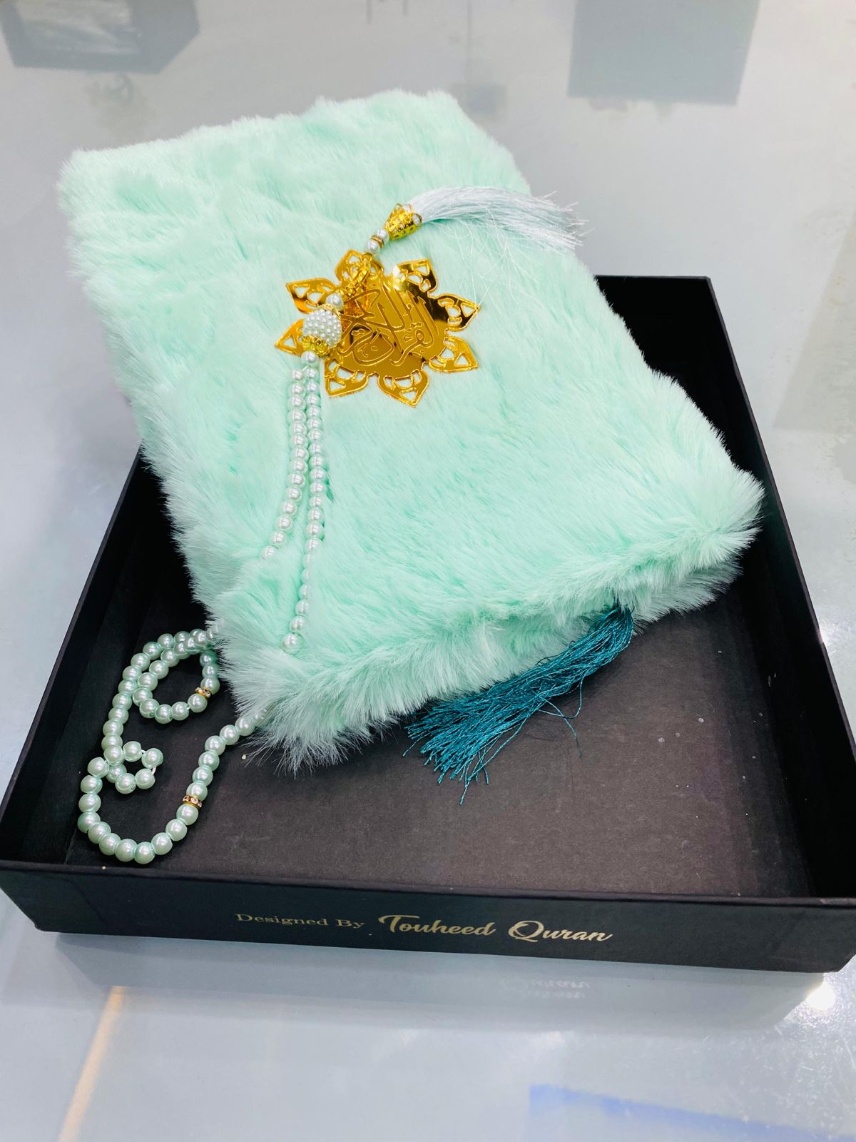 Imported Furr Holy Quran With Tasbeeh And Beautifull Gift Box