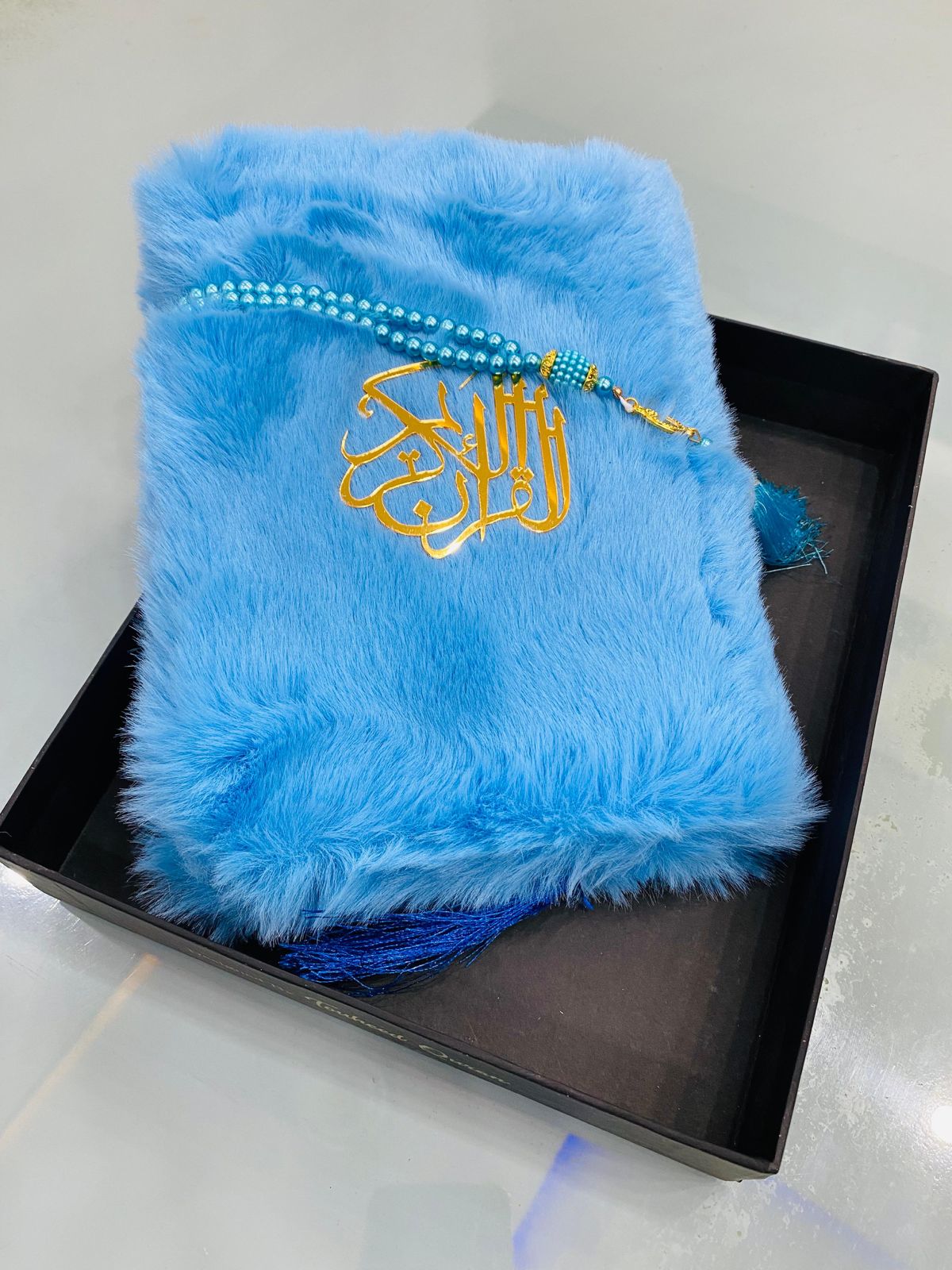 Imported Furr Holy Quran With Tasbeeh And Beautifull Gift Box