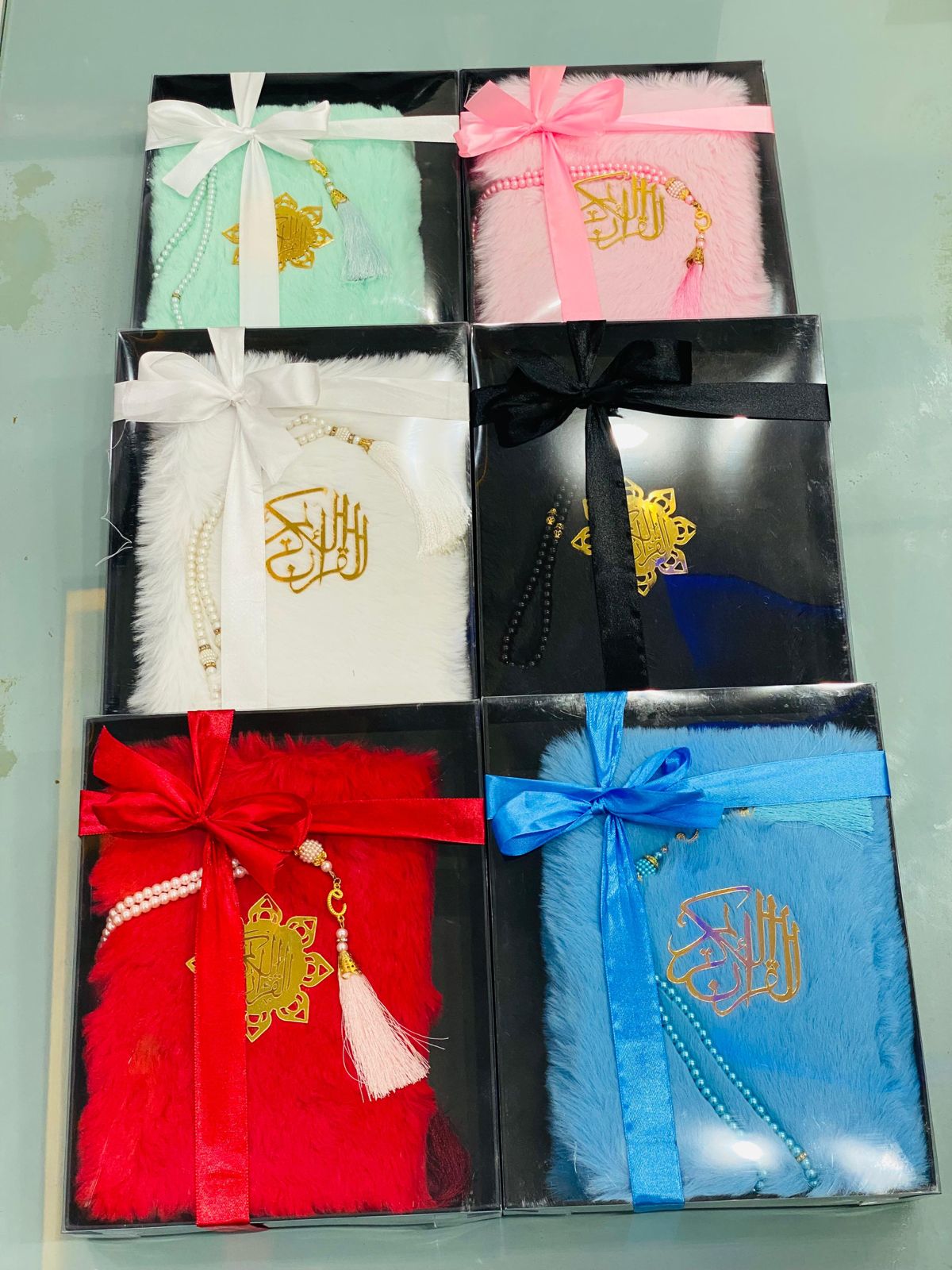 Imported Furr Holy Quran With Tasbeeh And Beautifull Gift Box