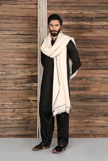 PAIR OF (ONE SHAWL AND SUIT)